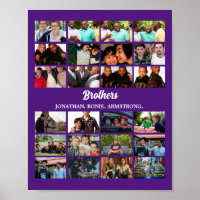 Collage de fotos personalizado Mejor Amigos Para H