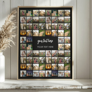 Póster Collage de fotos personalizado moderno