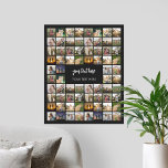 Póster Collage de fotos personalizado moderno<br><div class="desc">Collage de fotos personalizado moderno</div>