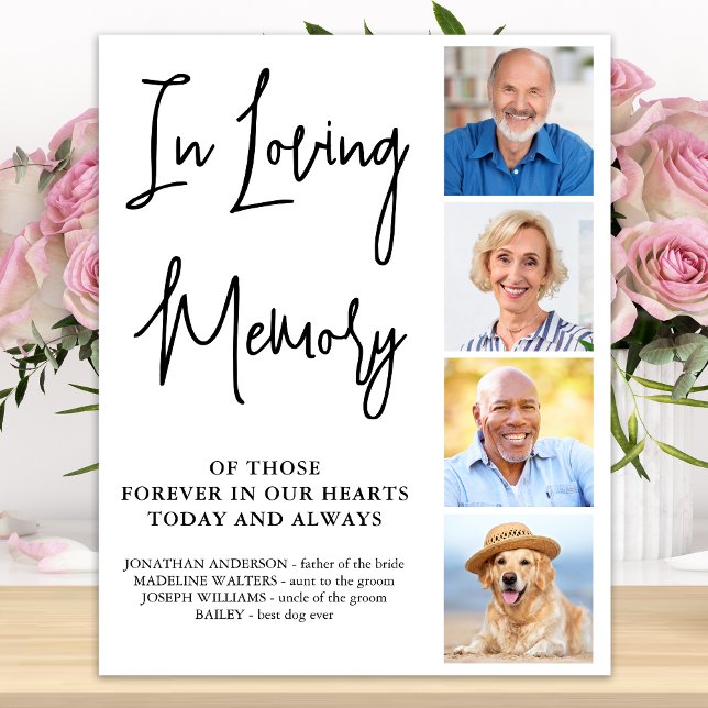 Póster Collage de Fotos Personalizado para Boda o Memoria (Subido por el creador)