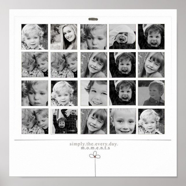 Póster collage de fotos por instreo (Frente)