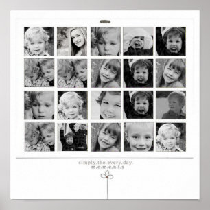 Póster collage de fotos por instreo