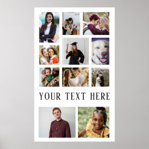 Póster collage de fotos Poster