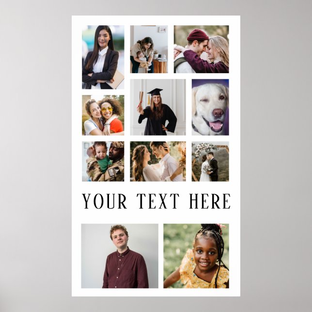Póster collage de fotos Poster (Frente)