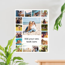 Collage de fotos sencillo moderno de 17