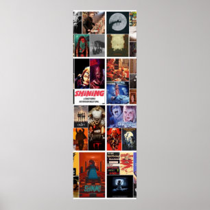 Póster Collage de horror
