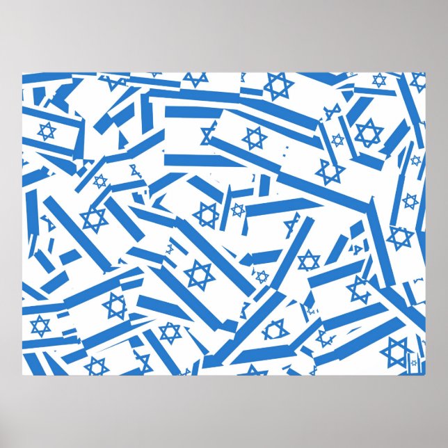 Póster Collage de Israel (Frente)