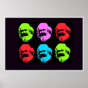 Póster Collage de Karl Marx