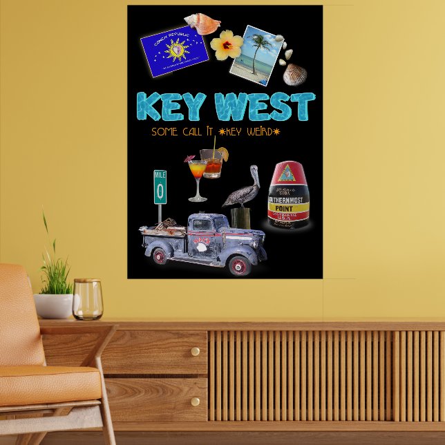 Póster Collage de Key West (Salón 2)
