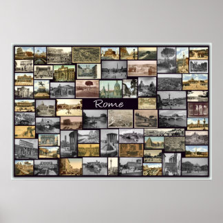 Póster Collage de la Antigua Roma