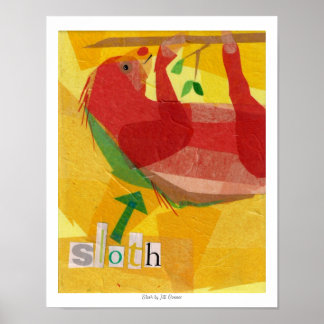 Póster Collage de la Critter Sloth