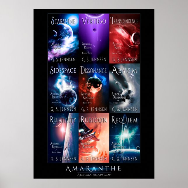 Póster Collage de la cubierta Aurora Rhapsody (20x28) (Frente)