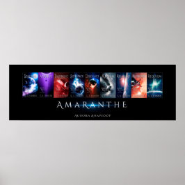 Póster Collage de la cubierta Aurora Rhapsody (36x12)