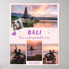 Póster Collage de la familia Travel Adventure Photo