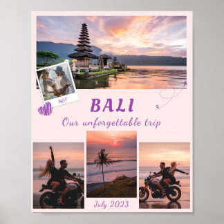 Póster Collage de la familia Travel Adventure Photo