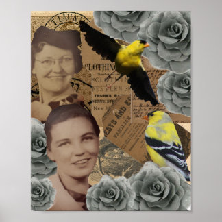 Póster Collage de Mazie y Lessie