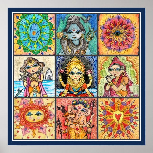 Póster Collage de Namaste (Frente)