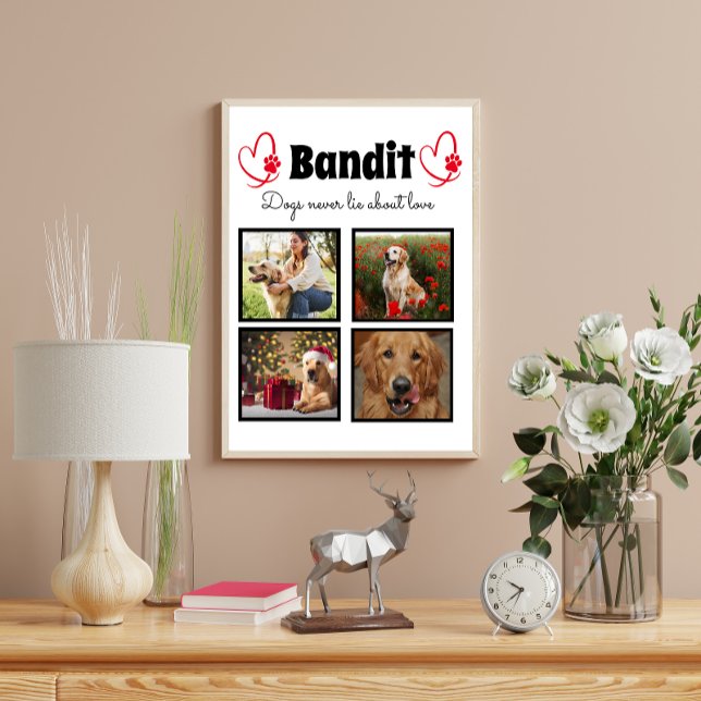Póster Collage de perros personalizado para fotos de Fami (Subido por el creador)