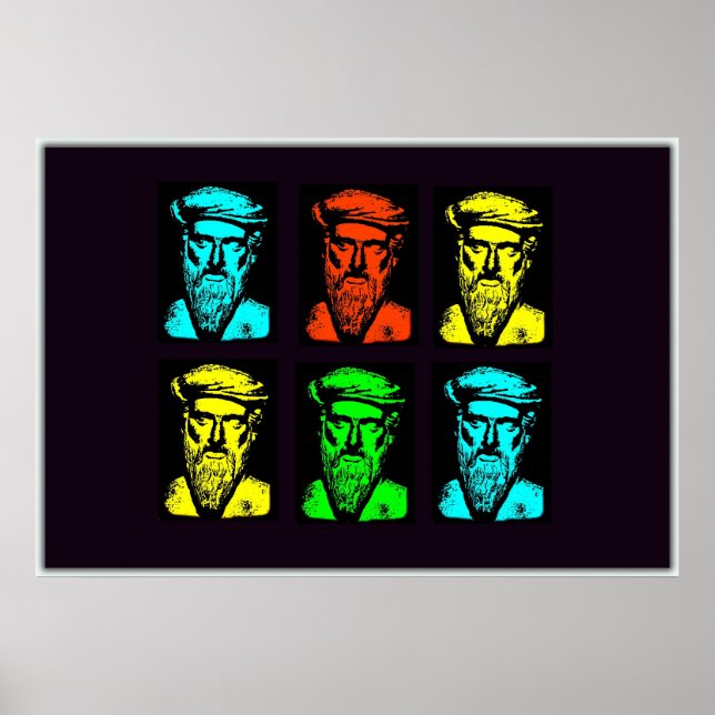 Póster Collage de Pitágoras (Frente)