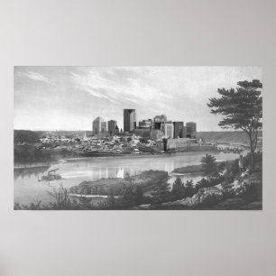Póster Collage de St. Paul de 3 épocas diferentes