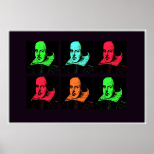 Póster Collage de William Shakespeare