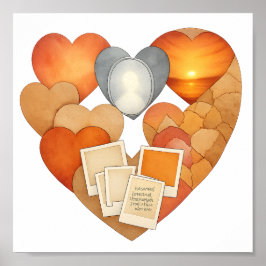 Póster Collage del amor
