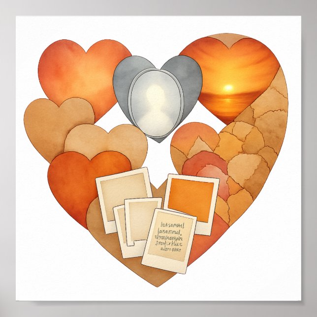 Póster Collage del amor (Frente)