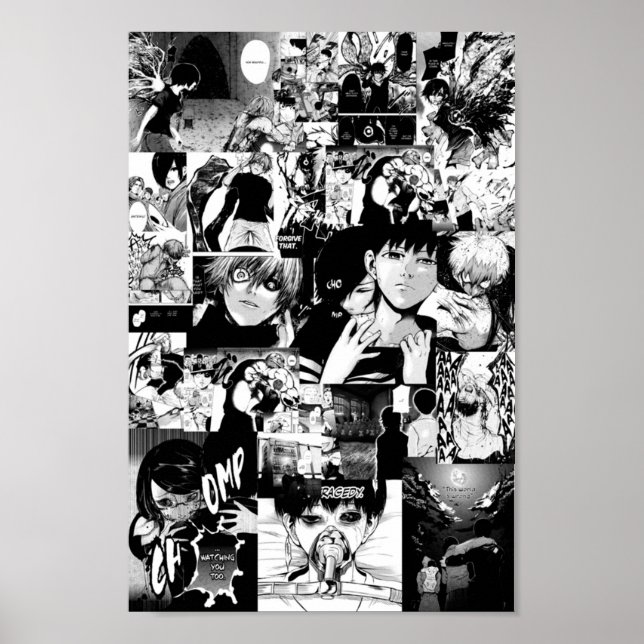 Póster Collage del Manga en Tokio Ghoul (Frente)
