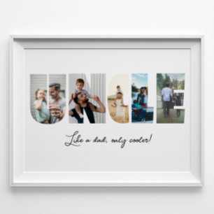 Póster Collage del Tío Collage de fotos 5 Imágenes