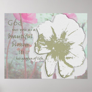 Póster Collage digital "Jardín de la Vida"