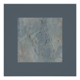 Póster Collage expresionista abstracto y neutral de base