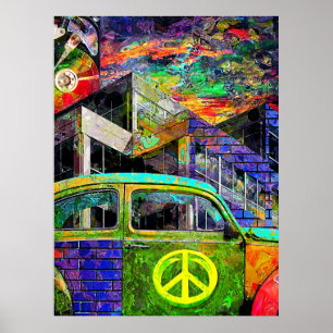 Póster Collage grueso