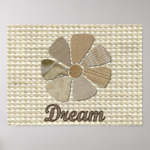 Póster Collage Inspirador Dream