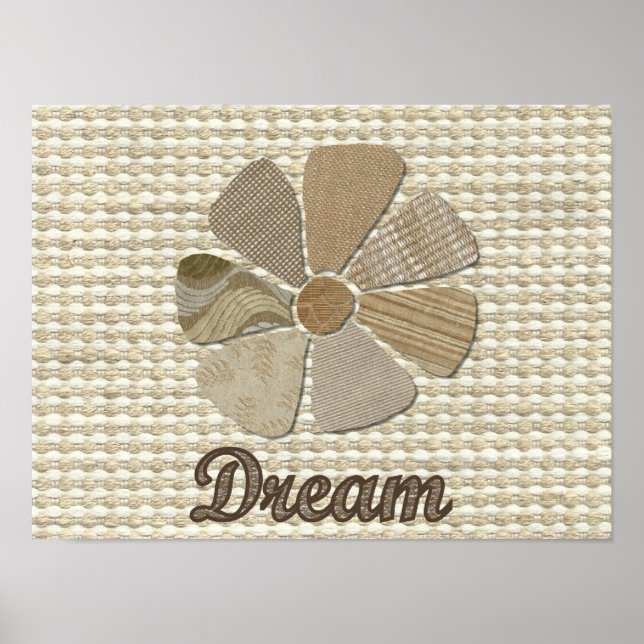 Póster Collage Inspirador Dream (Frente)