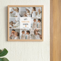 Collage moderno foto de una abuela feliz día de gr