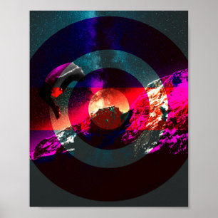 Póster Collage original de sueño lúcido de Digitaces