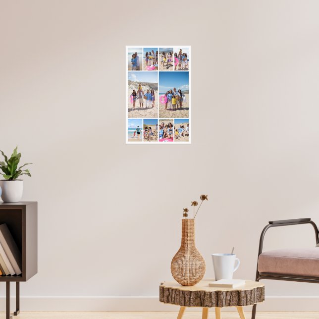 Póster Collage personalizado de 10 fotos (Salón 3)