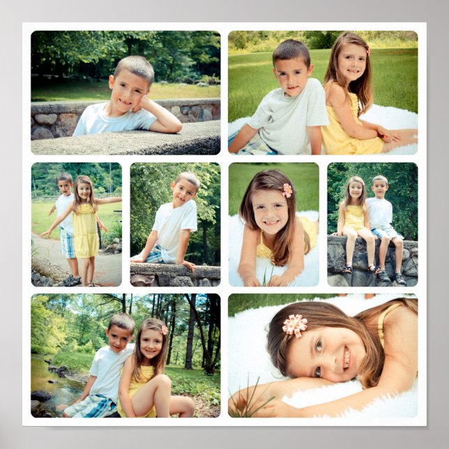 Póster Collage preparado para fotos (Frente)