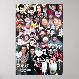Póster Collage supernatural