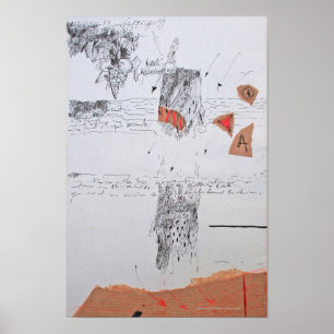 Póster Collages Bruyants Artist's Book 10th page Poster