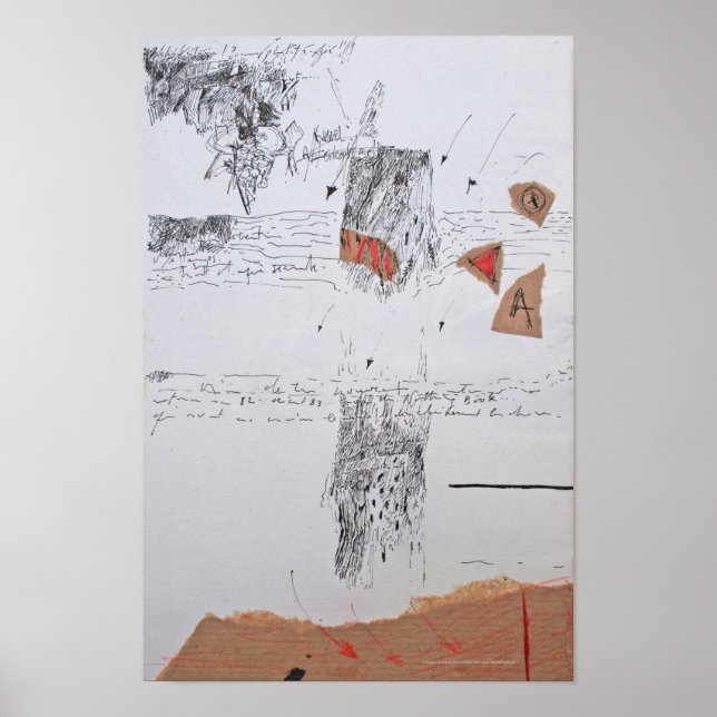 Póster Collages Bruyants Artist's Book 10th page Poster (Frente)