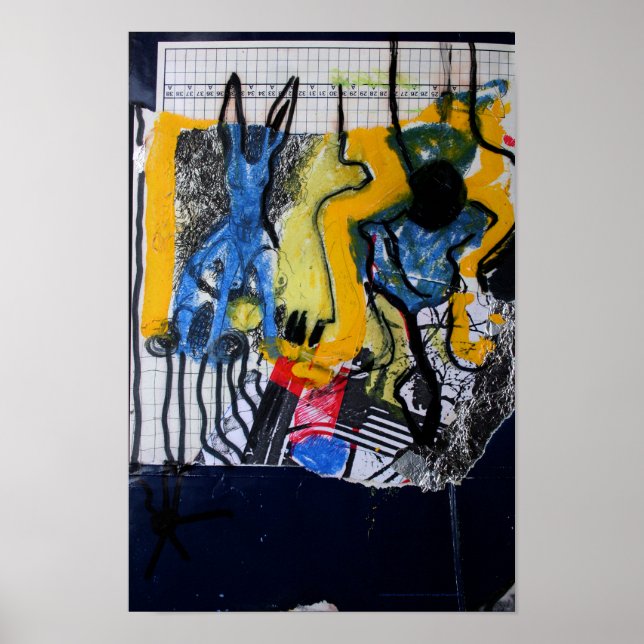 Póster Collages Bruyants Artist's Book 16th page Poster (Frente)