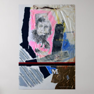 Póster Collages Bruyants Artist's Book está atascado en t