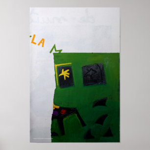 Póster Collages Bruyants Artist's Book Green Room 2 P