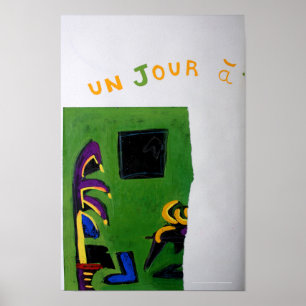 Póster Collages Bruyants Artist's Book Green Room Poster