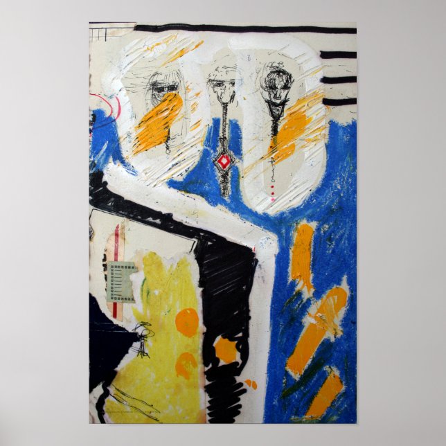 Póster Collages Bruyants Artist's Book Shrunken Heads P (Frente)