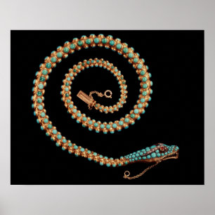 Póster Collar de serpientes, 1844
