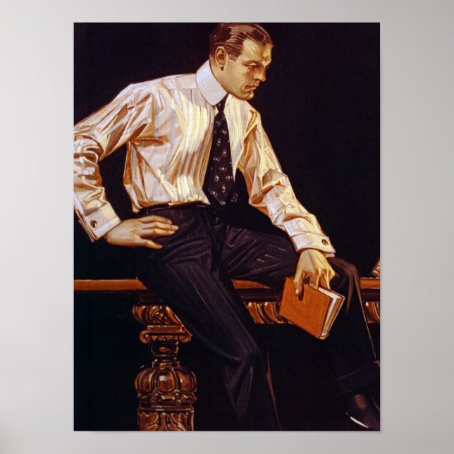 Póster Collars de camisa de flecha, 1914 por J. C. Leyend (Frente)