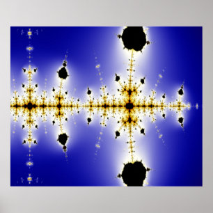 Póster Collatz Mandelbrot Fractal