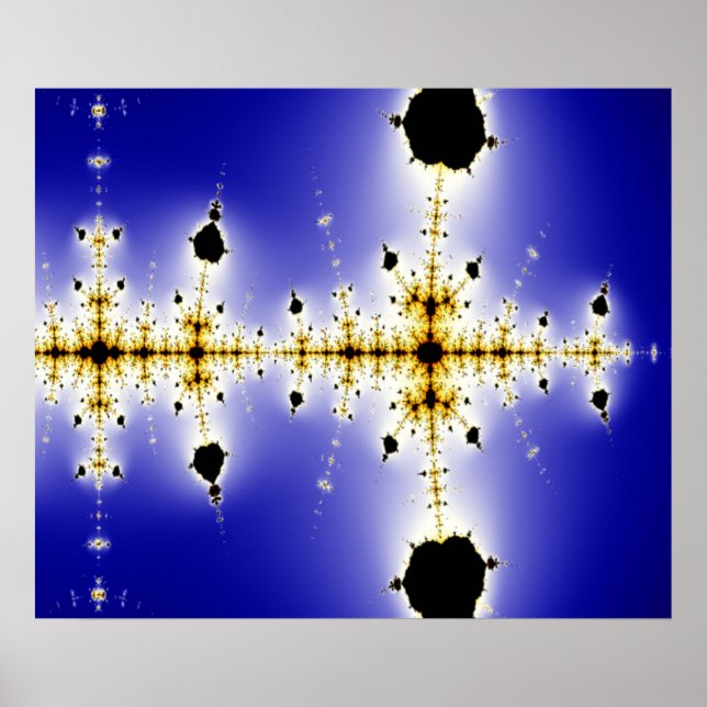 Póster Collatz Mathematical Mandelbrot Fractal (Frente)